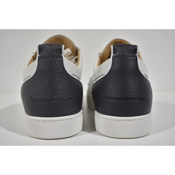 Christian Louboutin Louis Junior Spikes Orlato Flat White Low Top Sneakers 44 11 - Picture 11 of 12